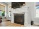 Close up of a cozy fireplace with mantel at 1908 Masons Bend Dr, Fort Mill, SC 29708