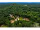 An aerial view of houses amongst a luscious green tree line at 236 Mark Ryan Ln, Dallas, NC 28034