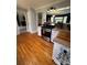 Well-appointed kitchen with stainless steel oven, granite countertops, and hardwood floors at 250 Wesley Amaker Rd, York, SC 29745