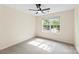Bright bedroom with natural light, ceiling fan and neutral carpet at 448 River Park Rd, Belmont, NC 28012