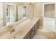 Bathroom featuring double sinks and granite countertops at 5003 Tremont Dr, Indian Trail, NC 28079