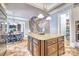 Spacious kitchen with a center island and stainless steel appliances at 6216 North Rd, York, SC 29745