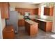 Spacious kitchen with stainless steel appliances, granite countertops, and center island at 9228 Old Barnette Pl, Huntersville, NC 28078