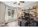 Bright office space featuring custom shelves, desks, and natural light at 1009 Hercules Dr, Indian Trail, NC 28079