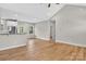 Bright living room featuring an open layout with hardwood floors and recessed lighting at 1019 Null Rd, Lincolnton, NC 28092