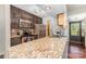 This kitchen has stainless steel appliances, a granite countertop, and easy access to the utility closet and back door at 11049 Cedar View Rd, Charlotte, NC 28226