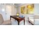 Cozy office space featuring a wooden desk, neutral walls, and natural light at 135 Asmodean Ln, Troutman, NC 28166