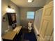 Neutral bathroom with a vanity, toilet, and shower/tub combination, offering functionality and comfort at 2116 Dana Pl, Shelby, NC 28152