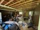View of the unfinished living room with open ceiling at 2116 Dana Pl, Shelby, NC 28152