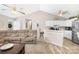 Open-concept living area with modern kitchen, dining space, and living room, ideal for entertaining at 2490 Hawk Ridge Dr, Gastonia, NC 28056