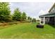 Lush backyard with green grass and shade trees at 2720 Watergarden St, York, SC 29745