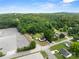 Aerial view showcases the property's landscaping, surrounding greenery and neighborhood at 301 Rowan Gq St, Salisbury, NC 28146