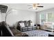 Comfortable living space with reclining seating, ample natural light, and stylish decor at 301 Rowan Gq St, Salisbury, NC 28146
