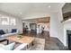 Open-concept living area showcasing seamless transition to the kitchen and dining spaces at 3041 Winged Teal Ct, Belmont, NC 28012