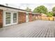 Brick house back porch featuring a door with glass insets at 7416 Quail Ridge Dr, Charlotte, NC 28226