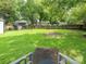 A view of the spacious back yard at 7416 Quail Ridge Dr, Charlotte, NC 28226