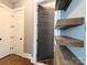 Hallway with decorative shelves and modern door at 751 Terrace Park, Rock Hill, SC 29730
