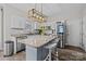 Modern kitchen featuring granite countertops, stainless steel appliances, and a center island at 11834 Planters Estates Dr, Charlotte, NC 28278