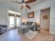 Inviting living room boasting hardwood floors, access to backyard, and a neutral color palette at 120 Prairie View Ct, Belmont, NC 28012