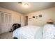 This bedroom features neutral walls, carpet, and a comfortable bed, ideal for relaxation at 1211 25Th Se St, Hickory, NC 28602