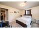 This is a bedroom with carpet, one window, and a bed, offering a peaceful space for rest at 1211 25Th Se St, Hickory, NC 28602