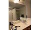Bathroom featuring a large mirror, a walk-in shower, and a spacious vanity at 13116 Erwin Rd, Charlotte, NC 28273