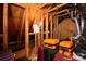 Unfinished attic space with exposed framing and plenty of room for storage at 1498 Burrell Nw Ave, Concord, NC 28027