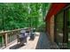 Spacious deck with wooded views and outdoor seating, perfect for relaxation at 169 Primrose Ln, Statesville, NC 28625
