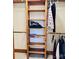 Well-organized closet provides ample shelving for clothes, accessories and storage at 212 Countryside Rd, Kings Mountain, NC 28086