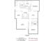 Detailed floor plan showcasing the layout of the kitchen, bedrooms, and living spaces at 357 N Main St, Mount Pleasant, NC 28124