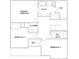 Second floor plan showing the bedroom, bathroom, and laundry layouts at 4037 Jenison Valley Ct, Charlotte, NC 28214