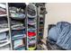 This closet is equipped with shelves holding numerous items at 409 Lexie Ln, Rock Hill, SC 29732
