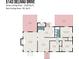 An architectural floor plan shows the layout and dimensions of the living spaces, bedrooms, and utility areas at 5143 Delivau Dr, Charlotte, NC 28215