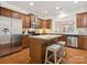Spacious kitchen features an island, stainless steel appliances, granite countertops, and ample storage at 8036 Crater Lake Dr, Fort Mill, SC 29707