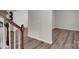 Hallway featuring luxury vinyl plank flooring and neutral paint at 11538 Ardrey Crest Dr, Charlotte, NC 28277