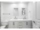 Bathroom boasts a double sink vanity and modern fixtures at 1315 East Blvd, Charlotte, NC 28203