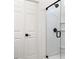 New shower with glass doors at 1471 River Bend Blvd, Indian Land, SC 29707