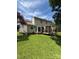 Expansive backyard view with a spacious deck area and lush lawn perfect for outdoor activities and relaxation at 1902 Stonewyck Ave, Kannapolis, NC 28081
