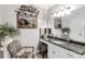 Cozy bathroom featuring a granite countertop vanity and decorative wall decor at 1933 Tara Trl, Lancaster, SC 29720