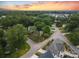 Scenic aerial view of a quiet neighborhood, showcasing tree-lined streets and charming homes at 2800 Georgia Ave, Charlotte, NC 28205