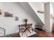 Dining area featuring a modern table and seating, perfect for intimate meals and gatherings at 297 Mcdonald Ave, Charlotte, NC 28203