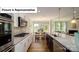 Well-appointed kitchen with island, stainless steel appliances, and open floorplan at 3122 Spring Iris Dr, Denver, NC 28037