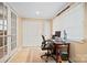 Well-lit office space with hardwood floors and french doors at 3612 Trent St, Charlotte, NC 28209