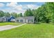 Well-kept one-story home featuring a lush green lawn and a cozy, inviting facade at 425 Austin Dr, Charlotte, NC 28213