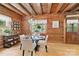 Charming dining area with wooden accents, perfect for intimate meals and gatherings at 6836 Summer Hill Dr, Denver, NC 28037