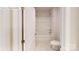Full bathroom with shower-tub combo, tiled floor, and modern fixtures at 7172 Sylvan Retreat Dr, Denver, NC 28037