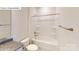 Bathroom with a shower and bath featuring a granite countertop at 7172 Sylvan Retreat Dr, Denver, NC 28037