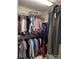 Walk-in closet with built-in shelving provides plenty of storage at 8350 Brickle Ln, Huntersville, NC 28078