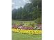 Beautiful landscaping featuring colorful flowers and mature trees in a well-maintained setting at 919 Lily Magnolia Ct, Fort Mill, SC 29707