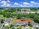 Townhome complex with lush greenery in an aerial view, located at 10078 Pergola View Court, Charlotte, NC 28213 at 10078 Pergola View Ct, Charlotte, NC 28213